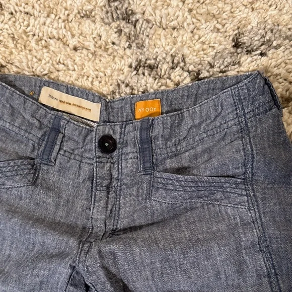 Anthropologie Navy Blue Wide-Leg Pants - Picture 2 of 4